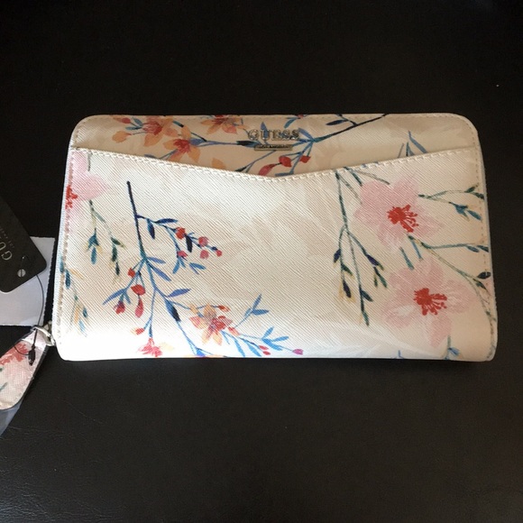 Guess Handbags - New Lg. Guess Japanese Garden Wallet Clutch Guess Handbags - New Lg. Guess Japanese Garden Wallet Clutch